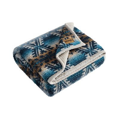 Wrangler Frontier Blue Throw Blanket