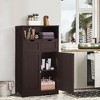 Vtec Trading Brown 2-Drawer Bathroom Storage Cabinet - 2 of 3