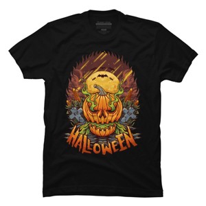 Men's Design By Humans halloween By arjanaproject T-Shirt - 1 of 4