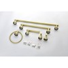 Wall-Mounted 6-Piece Stainless Steel Bathroom Towel Rack Collection - 4 of 4