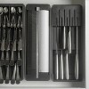 OU In-Drawer Silverware and Utensils Organizer Set – Knife Holder, Roll Dispenser for Aluminum Foil & Wrap, Cutlery Tray, Utensil Drawer Insert - 3 of 4