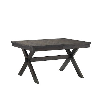 Hayden Slate Extendable Rustic Farmhouse Dining Table