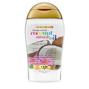 OGX Extra Strength Damage Remedy + Coconut Miracle Oil Penetrating Oil - 3.3 fl oz - 1 of 4