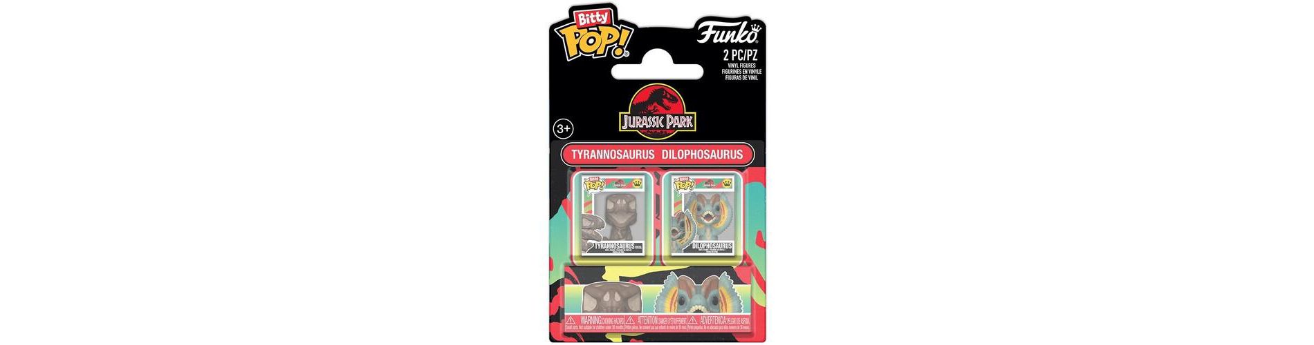 Funko - Funko Bitty POP!: Jurassic Park 2-Pack - T-Rex & Dilo