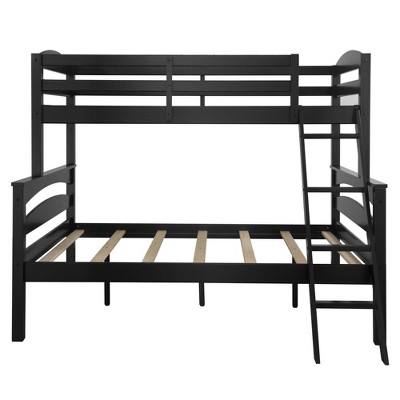 wood bunk bed full over twin