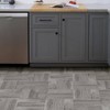 4'x5' Set of 20 Vanleer Peel & Stick Floor Tiles Gray - FloorPops: Vinyl Mosaic Flooring, Stain-Resistant, Textured - 3 of 4