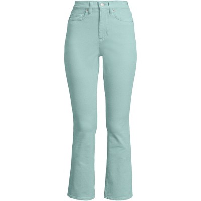Lands' End Women's High Rise Corduroy Kick Crop Pants
