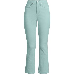 Lands' End Women's High Rise Corduroy Kick Crop Pants - 1 of 3