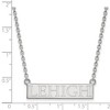 Black Bow Jewelry 14k White Gold Lehigh Mountain Hawks NCAA Necklace 18 Inch - 2 of 4
