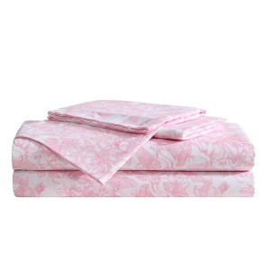 Betsey Johnson Printed Microfiber Sheet Set - 1 of 4