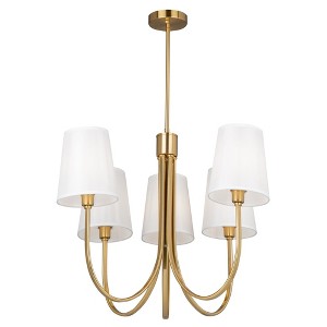 Artcraft Lighting Rhythm 5 - Light Chandelier in  Brushed Gold - 1 of 4