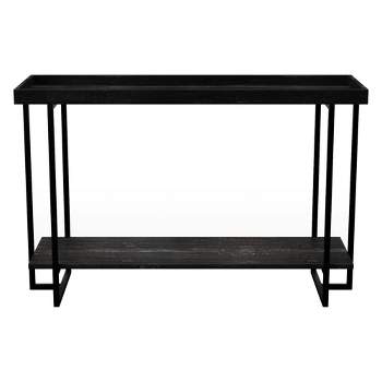 Franda Tray Top Sofa Table Black - miBasics