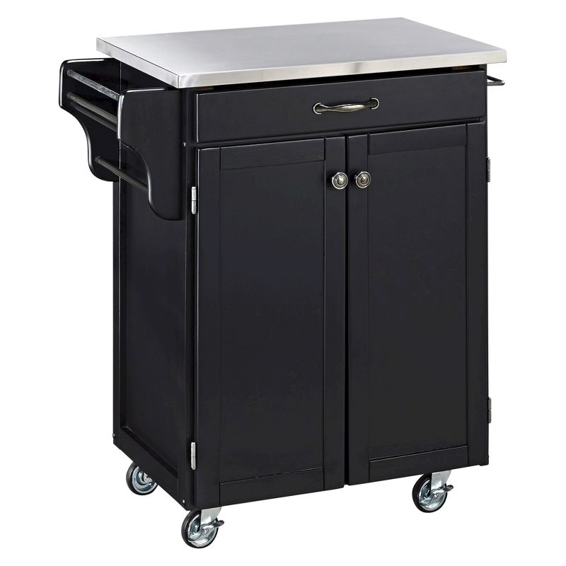 Cuisine Kitchen Cart Black Base - Home Styles, 1 of 5