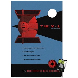Trends International Star Wars: Moving At Lightspeed - TIE X-1 Unframed Wall Poster Prints - 1 of 4