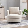 GDFStudio Roxanne Swivel Chenille Upholstered Wood and Steel Accent Chair - 2 of 4