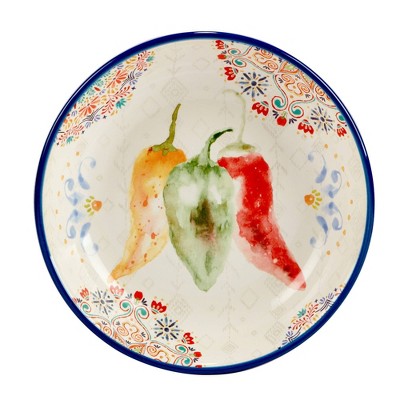 Sweet and Spicy Ceramic Soup and Cereal Bowls Set