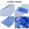 Unique Bargains Organza Chair Sashes Self-Tie 108.27"x6.69" 108.27"x6.69" Blue 20 Pcs - 3 of 4