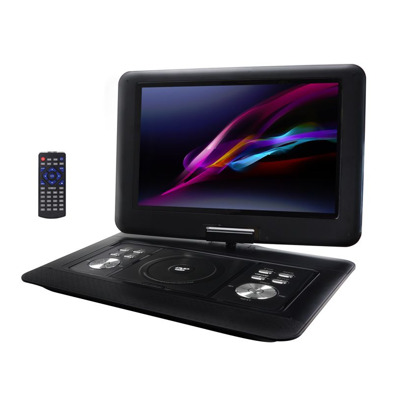 Trexonic 14.1 Inch Portable DVD Player with Swivel TFT-LCD Screen and USB,SD,AV Inputs, 1 of 8