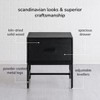 MH London Eden 22"  Nightstand Side Table Mango Wood & Iron - 3 of 4