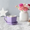 Miss Valentine Ceramic Candy Heart Mug & Saucer - 4 of 4