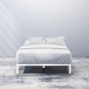 Zinus Queen 14" Metal Platform Bed Frame White: No Box Spring, Steel Construction, 700 lbs Capacity - 3 of 4