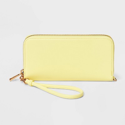 Large Around Zip Wallet - A New Day™ Yellow