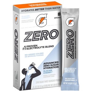 Gatorade G-Zero Powder Sticks - Glacier Cherry - 8ct : Target