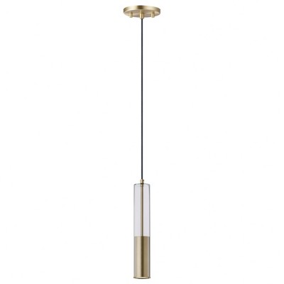 ET2 Lighting Torch 1 - Light Pendant in  Satin Brass