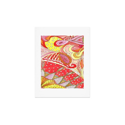 Rosie Brown Swirls 11" x 14" Art Print - Society6