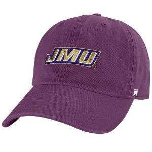 James Madison University Team Logo Adult Dad Cap Purple OS - 1 of 4