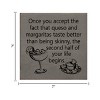 Slickblue Funny Queso & Margarita Wood Sign – Rustic Wall Decor for Kitchen or Bar – 7x7 Inches, Color Options - 3 of 3