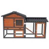 Outdoor Chicken and Rabbit Coop with Three Doors, Weather-Resistant Small Animal Cage for Backyard, Patio, or Garden – The Pop Home - 2 of 4
