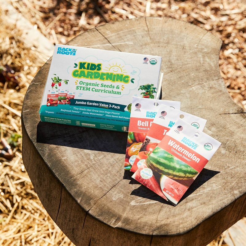 Back to the Roots 3pk Kids Gardening Organic Seeds &#38; Stem Curriculum, 6 of 9