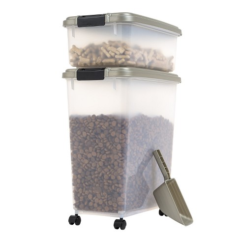 Pet Food Storage Tub With Built-in Scoop - 20lbs - Up & Up™ : Target