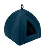 FurHaven Fleece Pet Tent Cat Bed - 2 of 4
