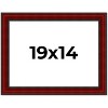 PosterPalooza | Weathered Red Picture Frame - UV Acrylic, Backing Board, Hanging Hardware Included - 2 of 4