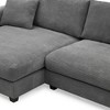 GDFStudio Larry 134" Corduroy L-Shaped Sectional Sofa with Cup Holder - 4 of 4