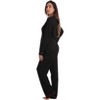 Just Love Women’s Cotton Pajama Set – Long Sleeve Top & Sleep Pants with Pockets – Soft Jersey Knit - 2 of 3