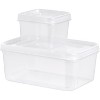 IRIS USA 12oz & 45oz Meal Prep Containers Set, Food Storage Containers With Lids, 22 Pack - 2 of 4