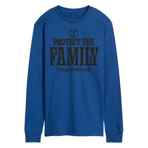 Men's - Yellowstone - We Are Family Y Brand Long Sleeve Graphic T-Shirt - 1 of 4