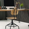 Transform Dark Grey Herringbone Wood Peel and Stick Wallpaper - 2 of 4