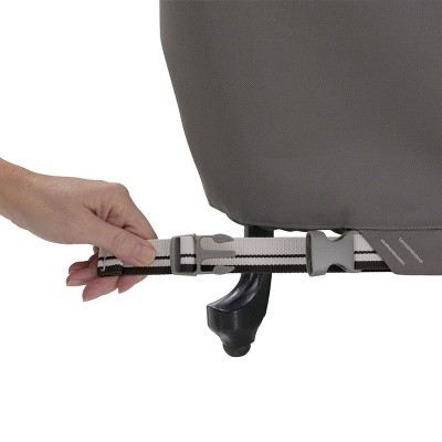 Ravenna Dark Taupe Water-Resistant Round Hot Tub Cover, 84 Inch