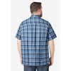 KingSize Short-Sleeve Plaid Sport Shirt - 3 of 4
