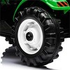 TopComfy Baby Walkers Kids Ride On Tractor Kids Toy Kids Fun Gift Working Loader Backhoe Digger Trailer Included for Kids, Green, 24.8"*16.93"*22.05" - 3 of 4