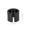 Unique Bargains Round Plastic Reusable Garment Hanger Marker Number Tag Black 100 Pcs - 2 of 3