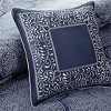 Okak Queen/King 8-Piece Brushed Jacquard Comforter with Classic Woven Pattern,Comfortable Quilt Comforter Bedding Sets,Machine Washable - 3 of 4
