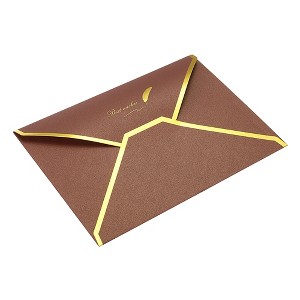 Unique Bargains Wedding Birthday Luxury Style V Flap Invitation Envelopes 7 x 5'' 20 Pcs - 1 of 4