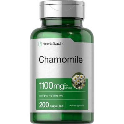 Horbaach Chamomile Flower 1100mg | 200 Capsules