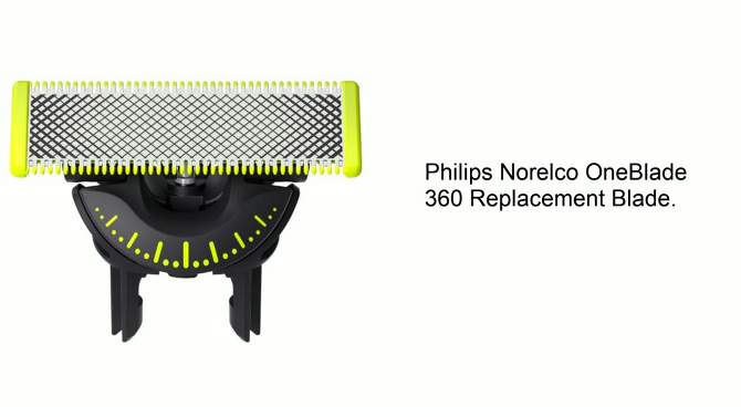 Philips Norelco OneBlade 360 Replacement Blade - QP420/80 - 2pk, 2 of 15, play video