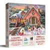 Sunsout A Happy Christmas 1000 pc   Jigsaw Puzzle 45440 - 2 of 4